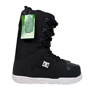 DC Phase Snowboard Boots Mens 8 EU40.5 Black White Lace Up